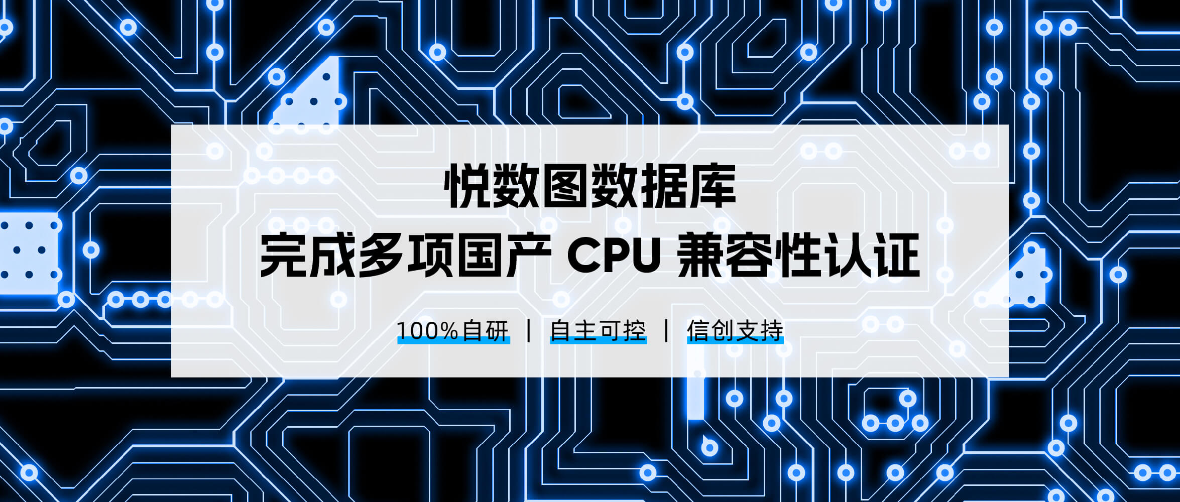 悦数图数据库完成与鲲鹏_飞腾_海光等多款国产 CPU的兼容性认证